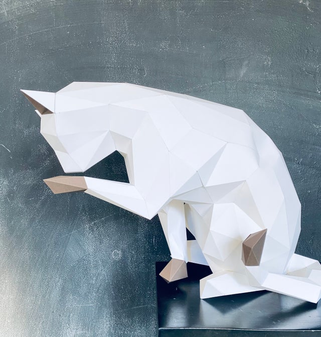 Sculpture 3D Paperart Origami Model, PaperCraft Kit – Brainstorm Art Supply